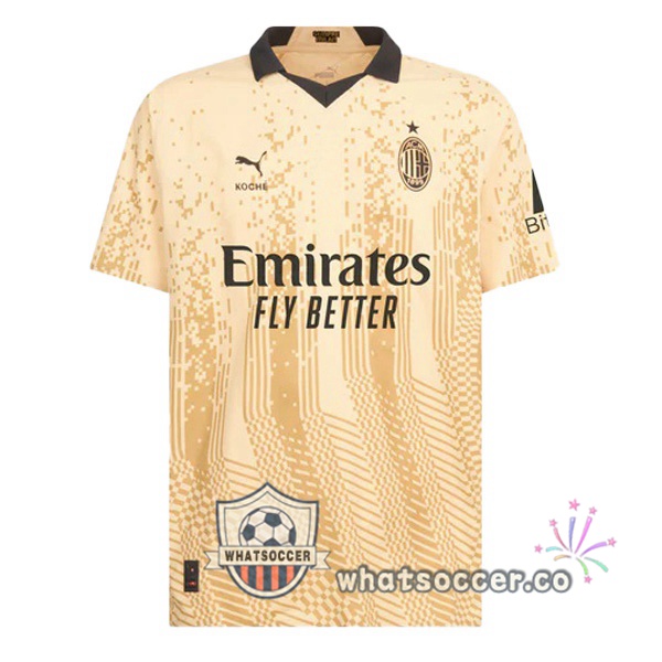 AC Milan Goalkeeper Soccer Jerseys Yellow 2022-2023