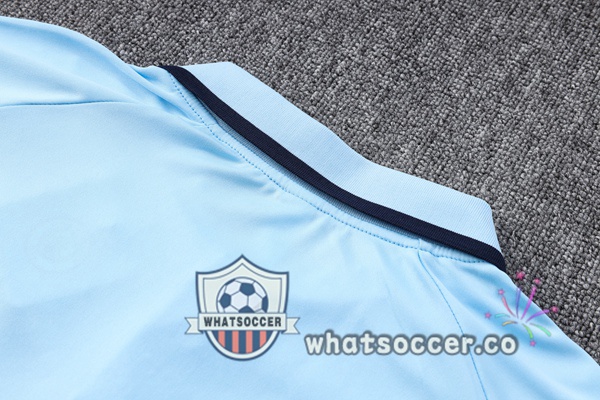 Training Polo Manchester City + Pants Blue 2023-2024