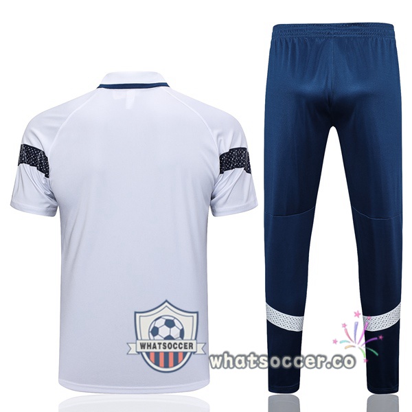 Training Polo Olympique de Marseille + Pants White 2023-2024