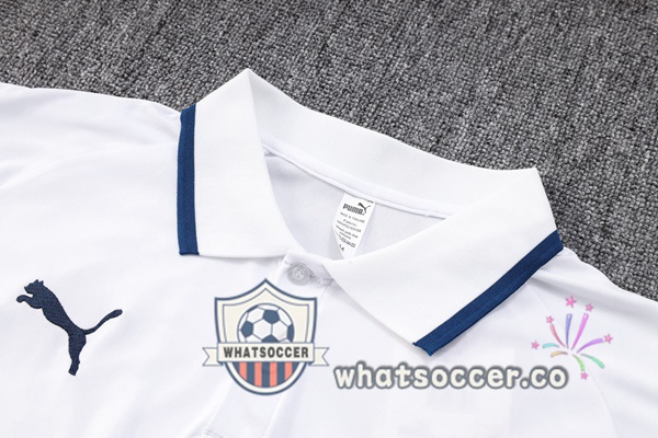 Training Polo Olympique de Marseille + Pants White 2023-2024