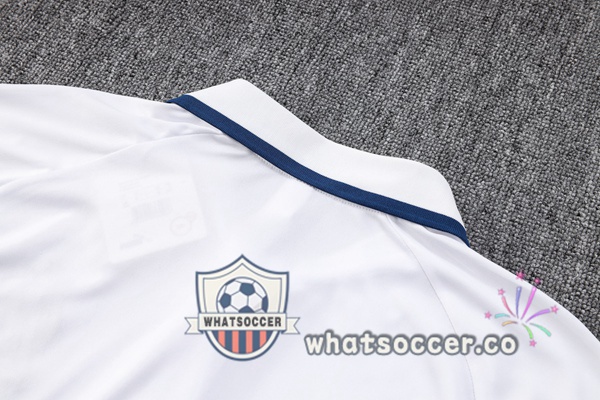 Training Polo Olympique de Marseille + Pants White 2023-2024