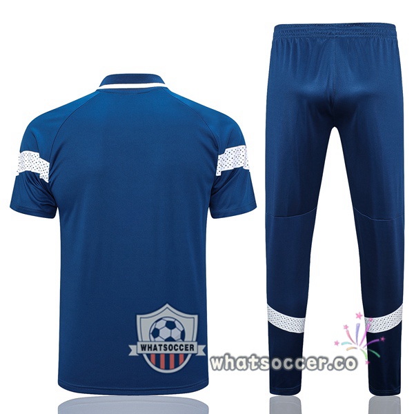 Training Polo Olympique de Marseille + Pants Blue 2023-2024