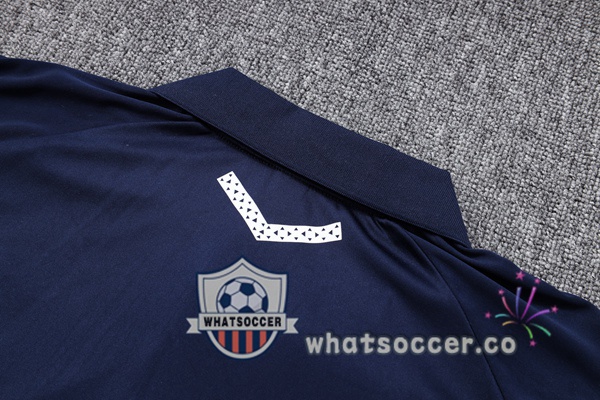 Training Polo Olympique de Marseille + Pants Blue Royal 2023-2024