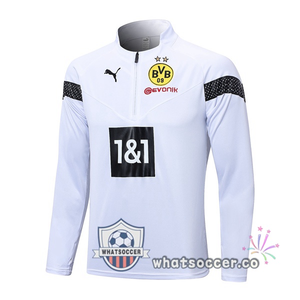 Dortmund BVB Soccer Sweater White 2023-2024
