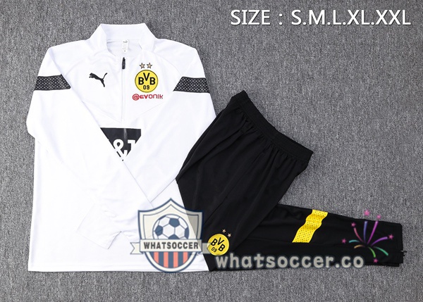 Dortmund BVB White Tracksuit 2023-2024