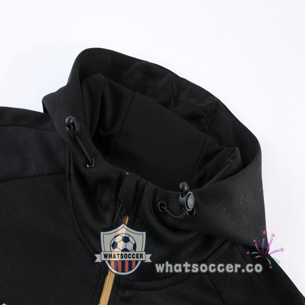 Olympique de Marseille Black Hooded Jacket 2023-2024