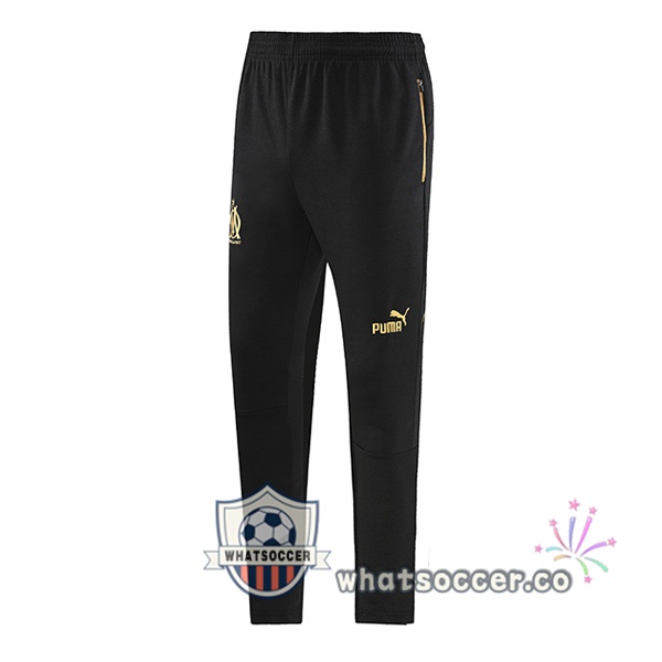 Olympique de Marseille Soccer Pants Black 2023-2024