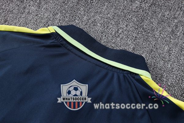 Training Polo Brazil + Pants Blue Royal 2023-2024