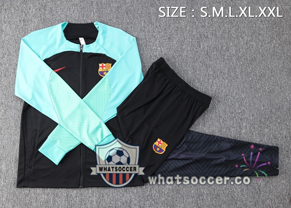 FC Barcelona Black Green Training Jacket 2023-2024