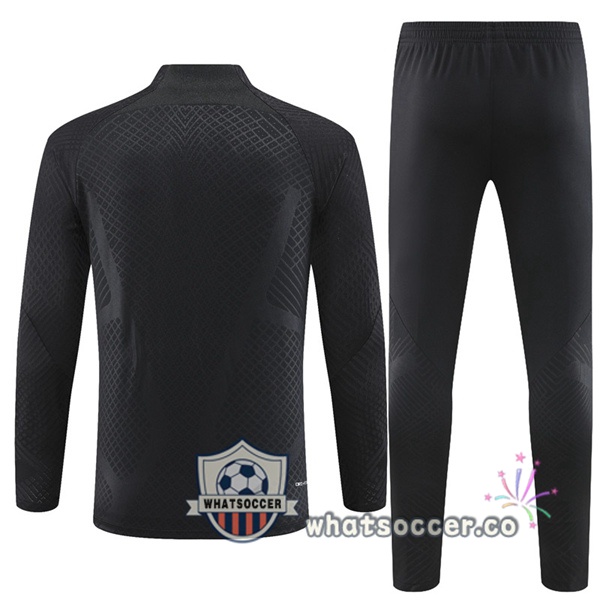 Paris PSG Black Tracksuit 2023-2024
