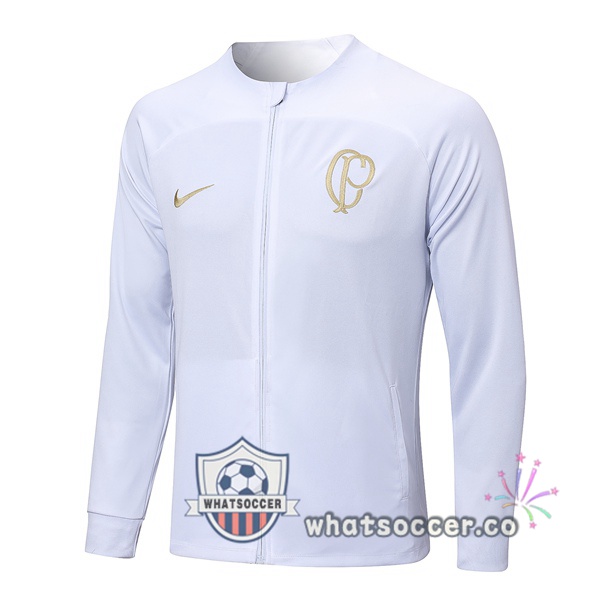 Corinthians Soccer Jacket White 2023-2024