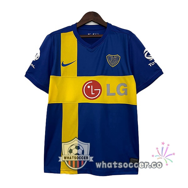 Boca Juniors Retro special edition Soccer Jerseys Blue Yellow 2009-2010