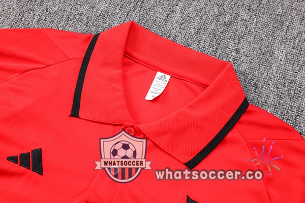 Training Polo Flamengo + Pants Red 2023-2024