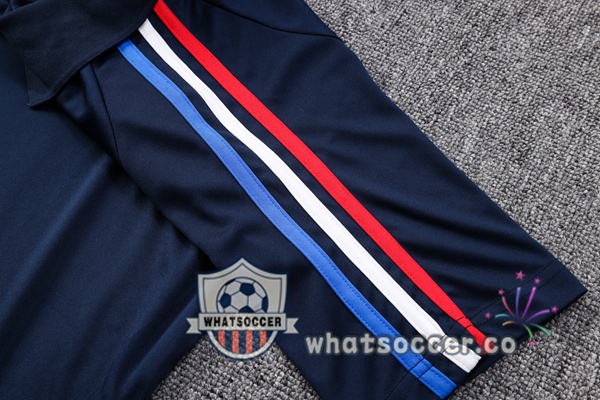 Training Polo Arsenal + Pants Blue Royal 2023-2024