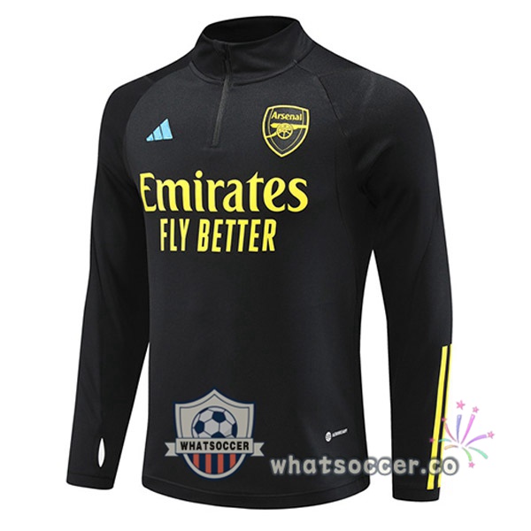 Arsenal Soccer Sweater Black 2023-2024