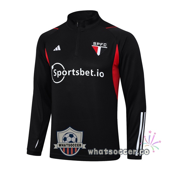 Sao Paulo FC Soccer Sweater Black 2023-2024