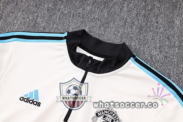 Manchester United White Tracksuit 2023-2024