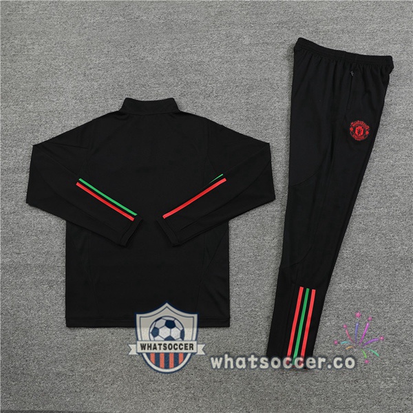 Manchester United Black Tracksuit 2023-2024