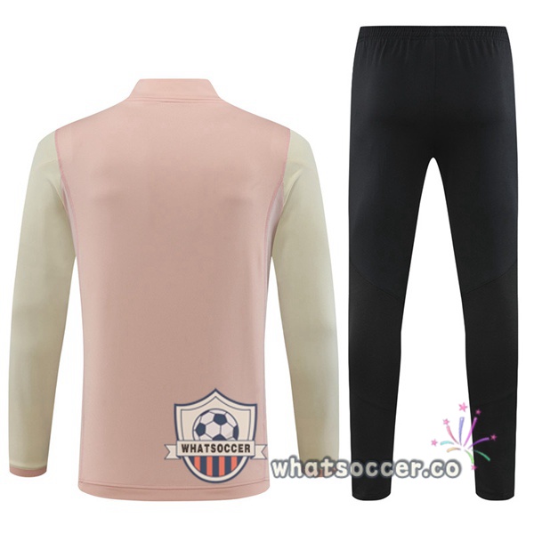 Olympique Lyonnais Rose Tracksuit 2023-2024