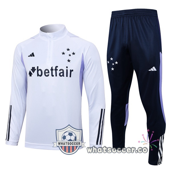 Cruzeiro EC White Tracksuit 2023-2024