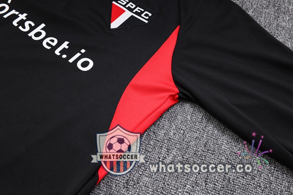 Sao Paulo FC Black Tracksuit 2023-2024