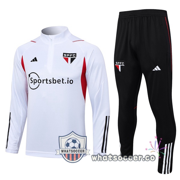 Sao Paulo FC White Tracksuit 2023-2024