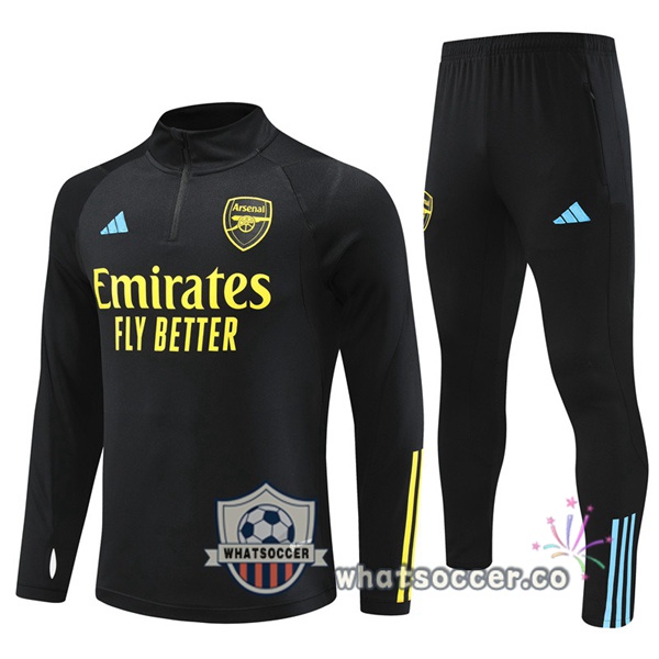 Arsenal Black Tracksuit 2023-2024
