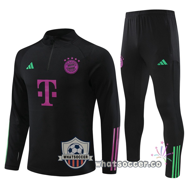 Bayern Munich Black Tracksuit 2023-2024