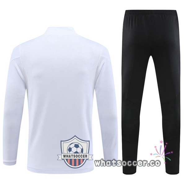 Manchester United White Tracksuit 2023-2024