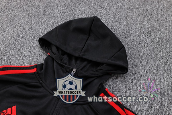Bayern Munich Black Hooded Jacket 2023-2024