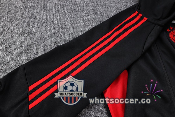 Bayern Munich Black Hooded Jacket 2023-2024