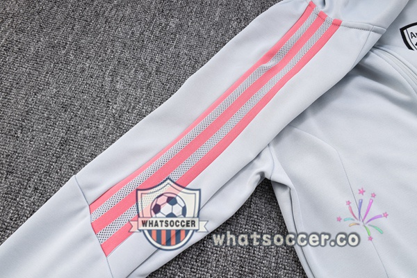 Arsenal White Hooded Jacket 2023-2024