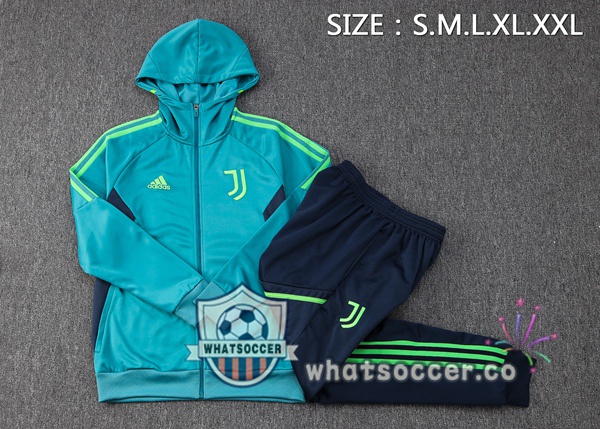 Juventus Green Hooded Jacket 2023-2024