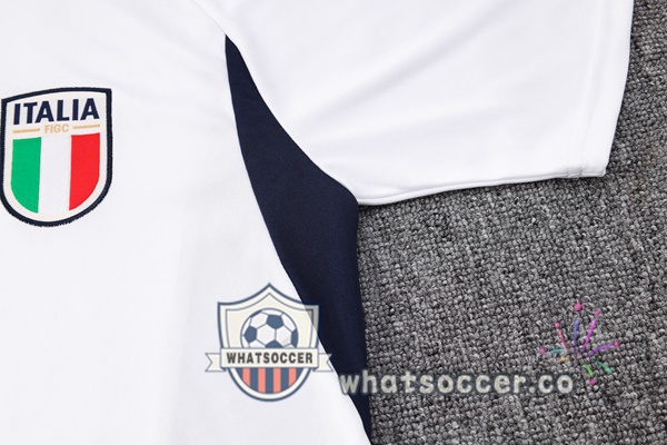 Italy Training T-Shirts + Pants White 2023-2024