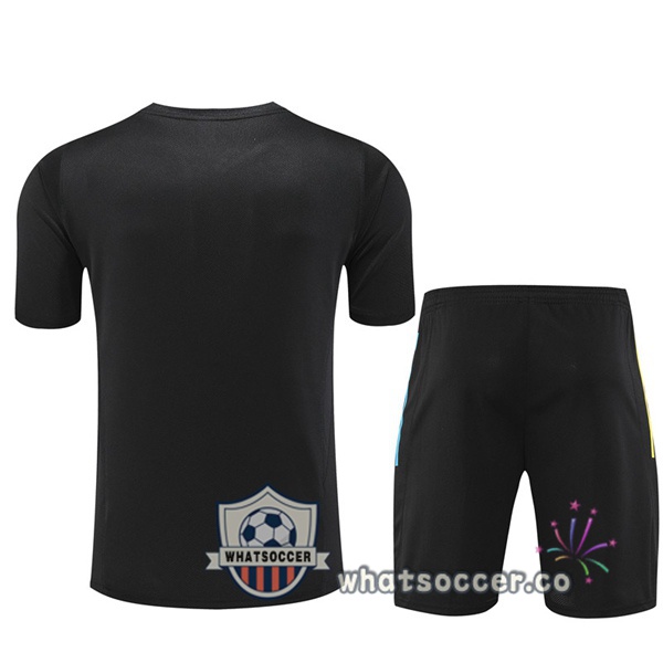 Arsenal Training T-Shirts + Shorts Black 2023-2024