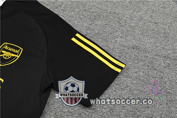 Arsenal Training T-Shirts + Shorts Black 2023-2024