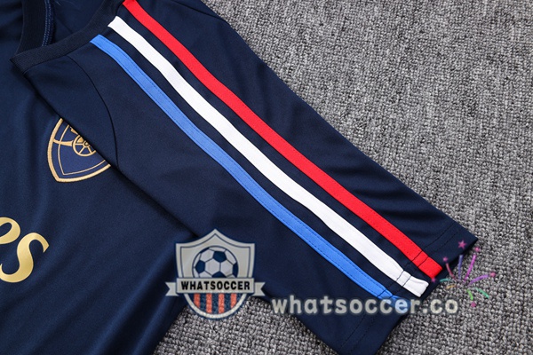Arsenal Training T-Shirts + Shorts Blue Royal 2023-2024