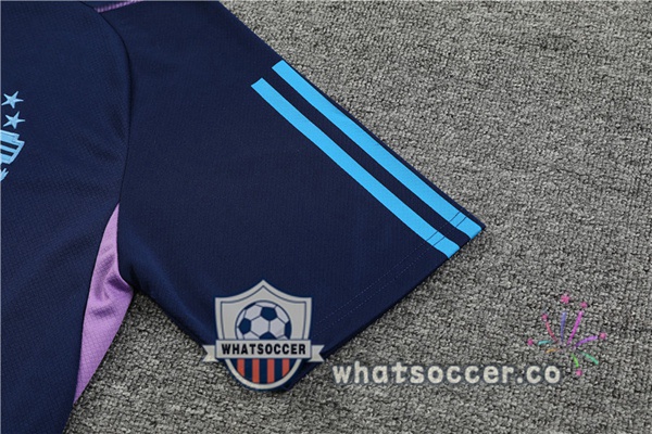 Argentina Training T-Shirts + Shorts Blue Royal 2023-2024