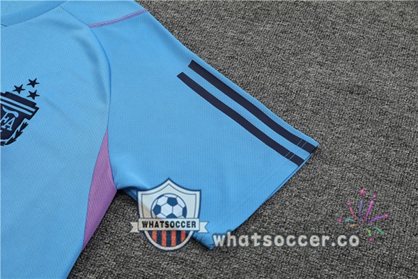 Argentina Training T-Shirts + Shorts Blue 2023-2024