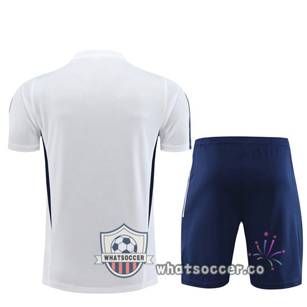 Italy Training T-Shirts + Shorts White 2023-2024