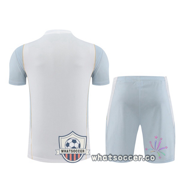 Algeria Training T-Shirts + Shorts White 2023-2024