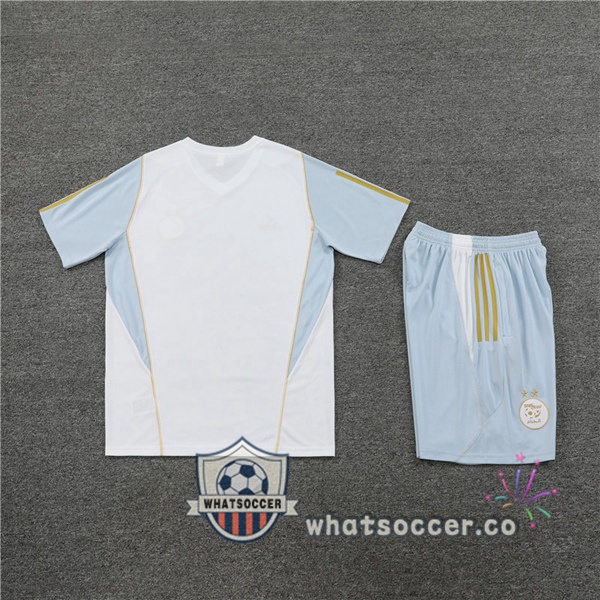 Algeria Training T-Shirts + Shorts White 2023-2024