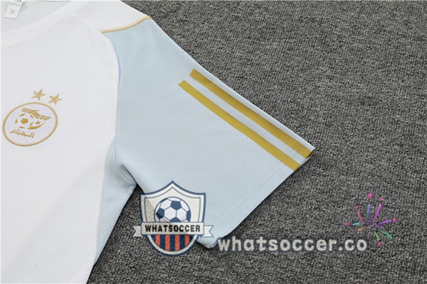 Algeria Training T-Shirts + Shorts White 2023-2024