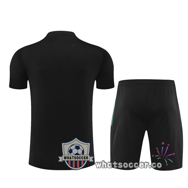 Bayern Munich Training T-Shirts + Shorts Black 2023-2024