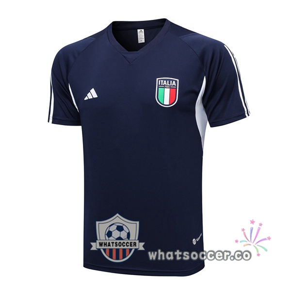 Italy Training T-Shirts Blue Royal 2023-2024