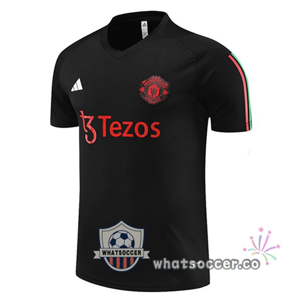 Manchester United Training T-Shirts Black 2023-2024