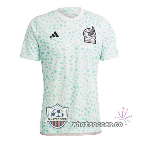 Mexico Women Away Soccer Jerseys White Green 2023-2024