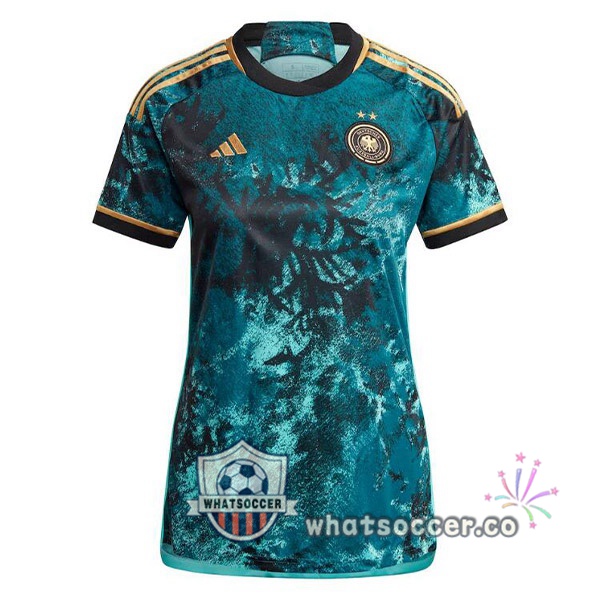 Germany Women Away Soccer Jerseys Green 2023-2024