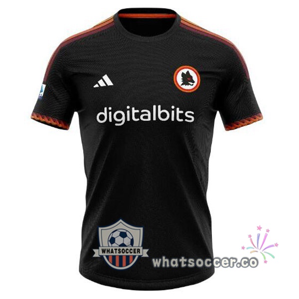 AS Roma Third Soccer Jerseys Black Leak Version 2023-2024