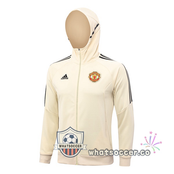 Manchester United Hooded Jacket Marron 2023-2024